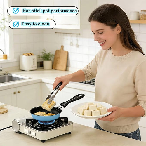 4.7 Inch Mini Frying Pan, Flat Bottom Design - Image 2