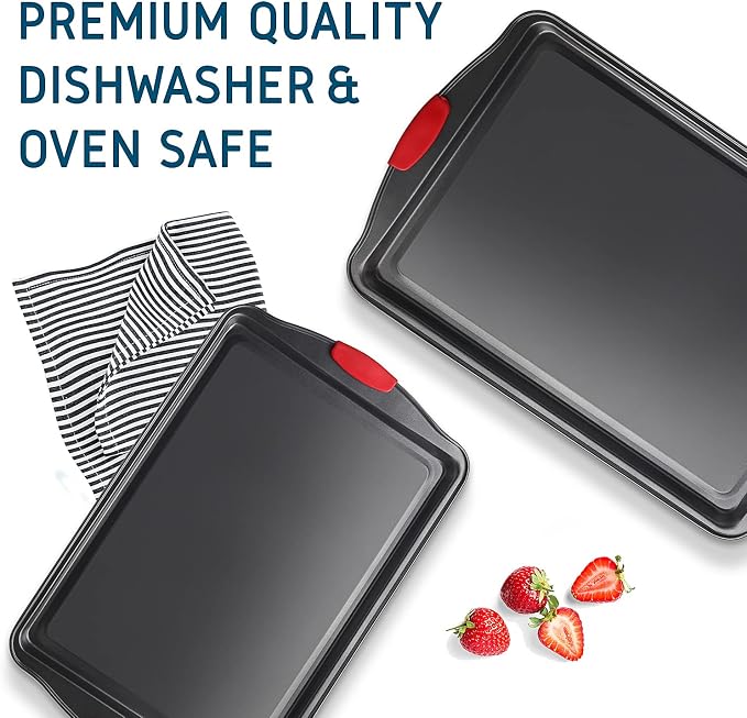 Baking Sheet Set, 2-Piece Cookie Sheet Set - Image 6