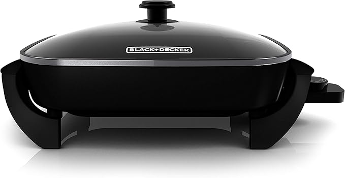 BLACK+DECKER Electric Skillet, Variable Temperature Control, Nonstick Cooking - Image 2