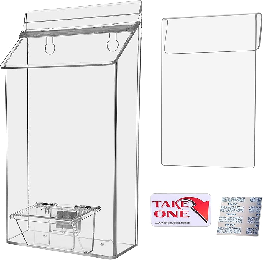 Outdoor Brochure Holder and Card Box by MarketingHolders