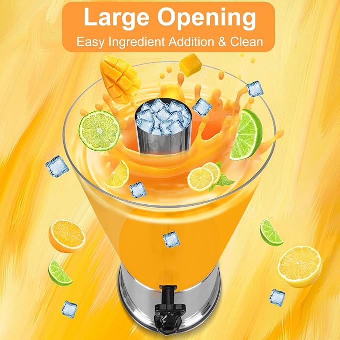 FULIYE Beverage Dispenser with Stand, Drink Dispensers - Image 4