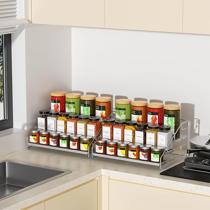 BOIVSHI 4 Tier Spice Rack Organizer - Image 9