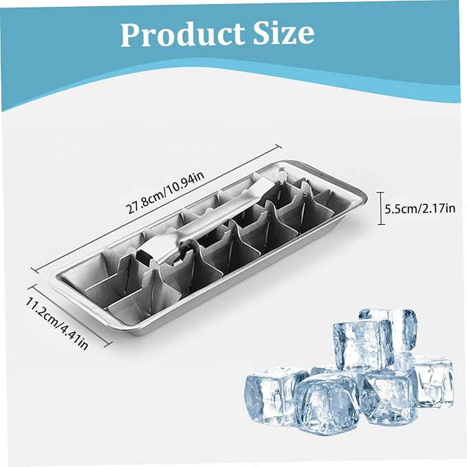 Stainless Steel & Metal Ice Cube Trays - Image 2