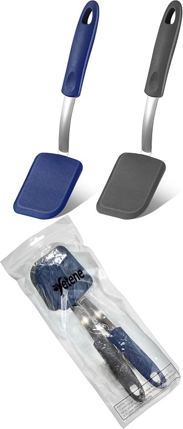 Silicone Cookie Spatula Turner 2 Pack Mini Brownie Spatula Flexible Kitchen - Image 7