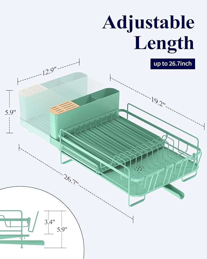 Kitsure Large Dish Drying Rack - Image 2