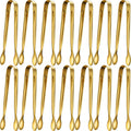 Gejoy 12 Pcs Ice Tongs Mini Sugar Tongs 4.3 Inch Stainless Steel Mini Tiny by Unknown