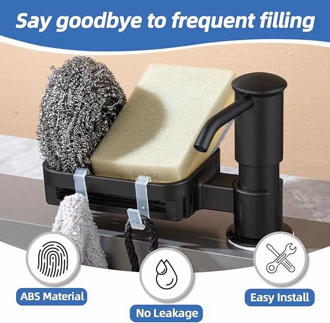 Soap Dispenser for Kitchen Sink, Built in Soap Dispenser Pump - Image 2