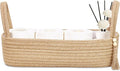 ABenkle XL Small Storage Basket, Jute Rope Woven Toilet Paper Tray Organizer by ABenkle