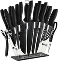 EUNA Kitchen Knife Set, German High-Carbon Stainless Steel Knife Sets by EUNA