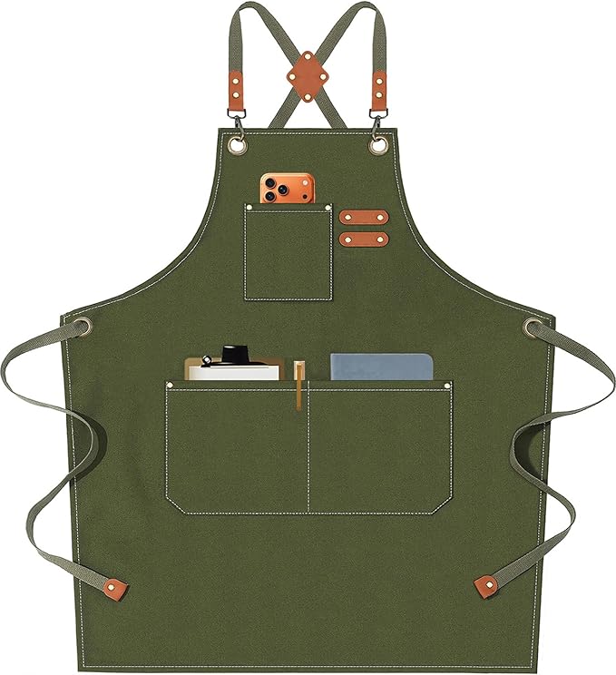 AFUN Chef Aprons for Men Women by BringYouaFun