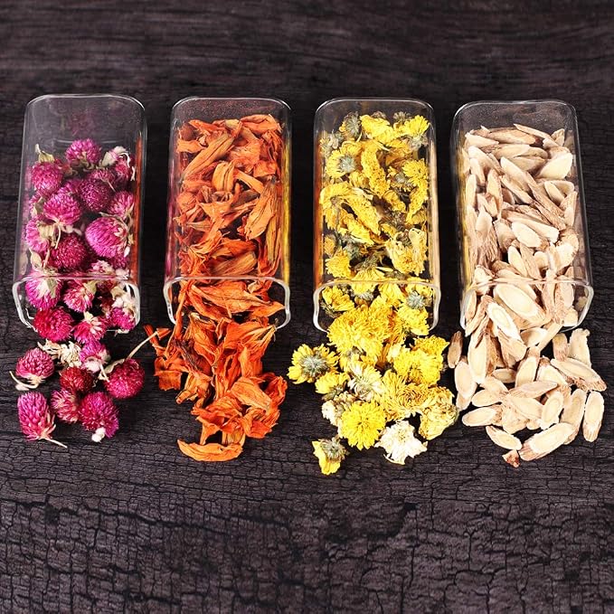 Tzerotone 10 Pcs Glass Spice Jars - 8oz Empty Square Spice Storage Containers - - Image 4