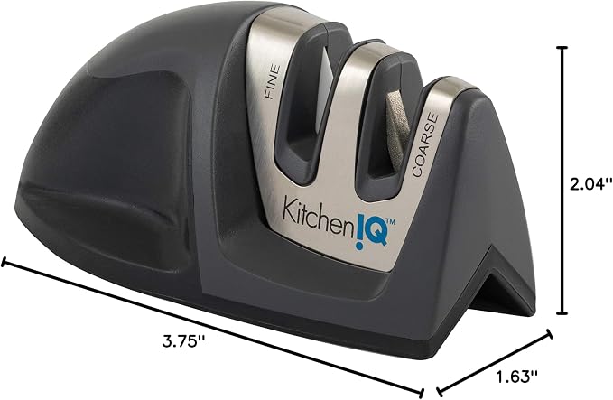 KitchenIQ 51423 | Deluxe Diamond Edge Grip 2-Stage Knife Sharpener | 3 Pack | - Image 7