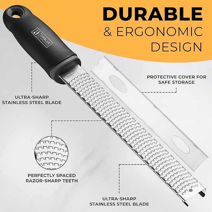 Orblue Lemon Zester & Cheese Grater - Image 4