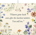 Inspirational Flower Language Dish Drying Mat 16x18 Inch, Microfiber Absorbent by Unknown