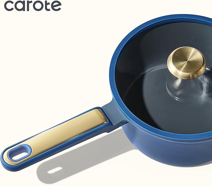 CAROTE Ceramic Cookwar Set, Pots and Pan Set Non Stick 18 Piece, Cookware Set - Image 5