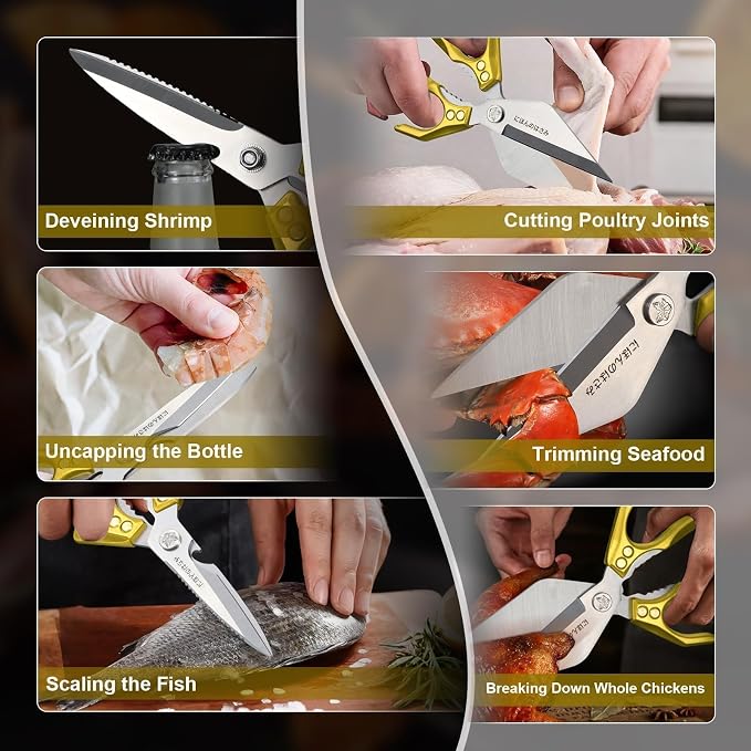 Dream Reach Kitchen Scissors Heavy Duty Kitchen Shears - Image 6