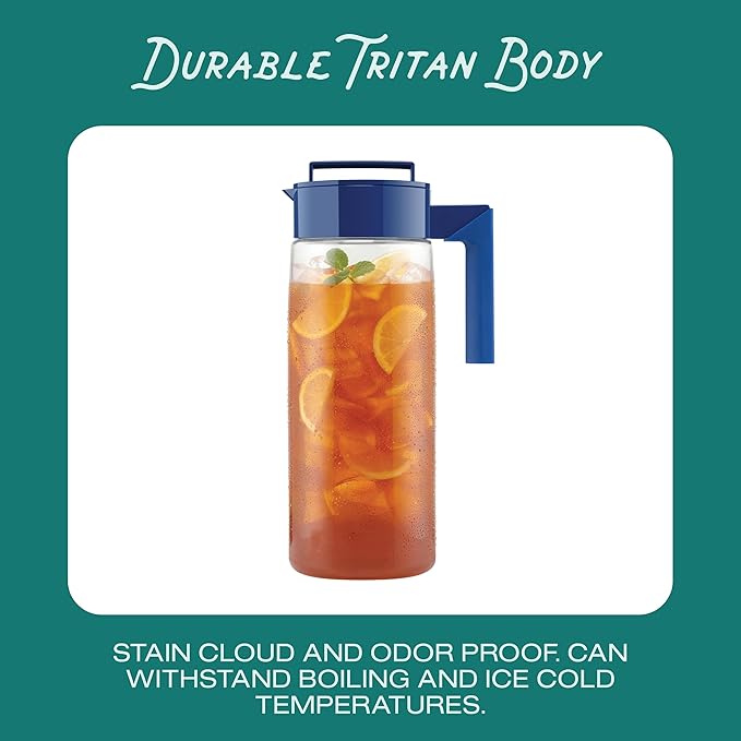 Takeya Patented and Airtight Pitcher Made in the USA, 2 Quart - Image 4