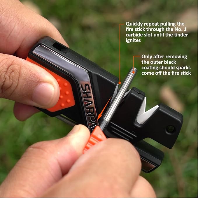 SHARPAL 101N 6-in-1 Pocket Knife Sharpener & Survival Tool – Diamond Sharpening - Image 5