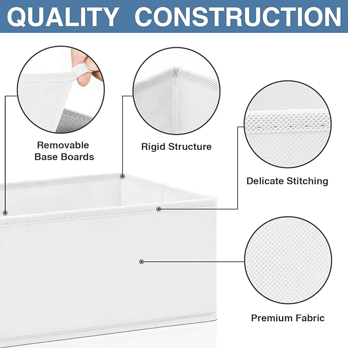Criusia Drawer Organizer Clothes 12 Pack - Image 5