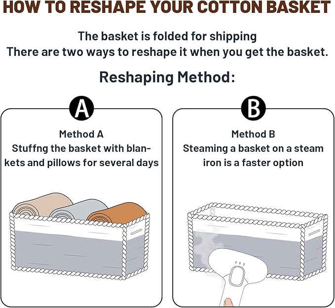 MiniArk Small Storage Baskets for Organizing | Closet Organizer Bins | Shelf - Image 7