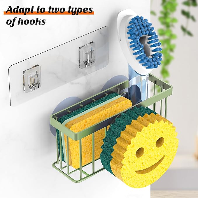 MURLONG Sponge Holder Smiley Face, Sink Caddy, Sink Organizer - Image 3