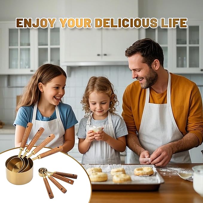 Premium Stainless Steel Measuring Cups and Spoons Set - Image 5