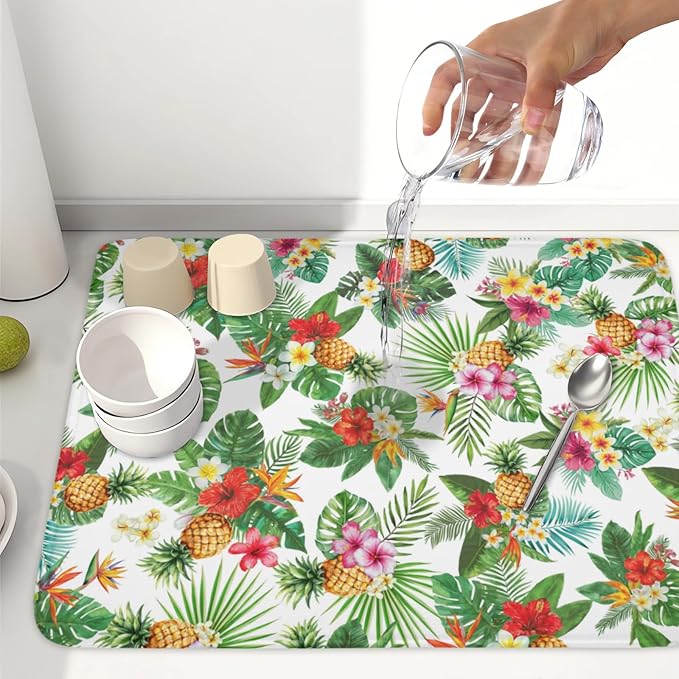 Summer Tropical Dish Drying Mat - Image 6