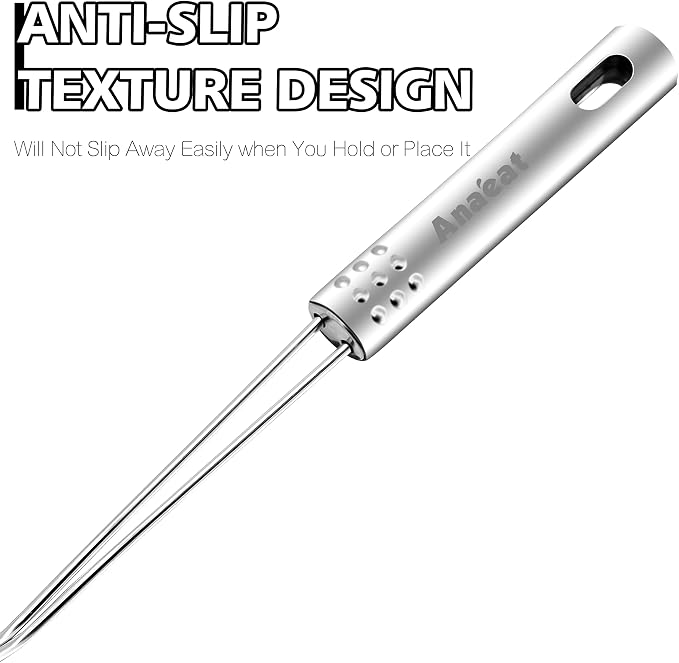 Anaeat 6.1" Stainless Steel Spider Skimmer, Professional Kitchen Pasta Strainer - Image 4