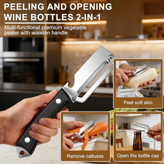 2PCS Multifunctional Vegetable Peeler - Image 5