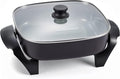 Elite Gourmet 12" x 12" x 3" Ceralast™ PFAS Free Ceramic Electric Skillet by EliteGourmet