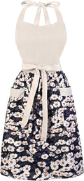 Cute Floral Aprons for Women by HYVOROS