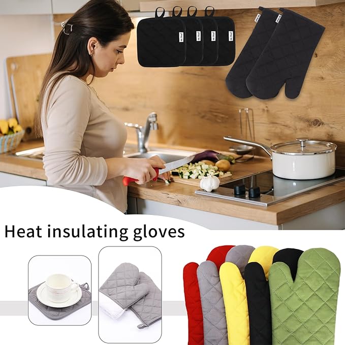 Oven Mitts and Pot Holders Sets - Image 4