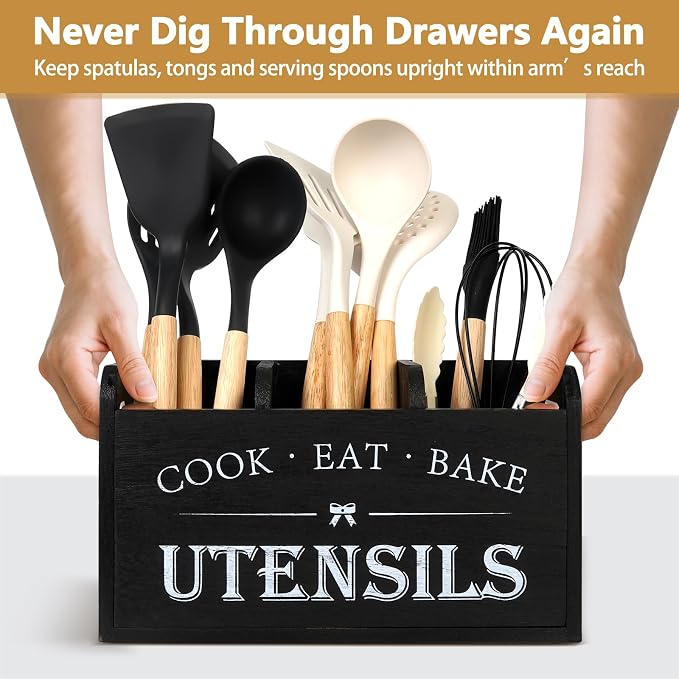 Farmhouse Cooking Utensils Organizer - Image 5