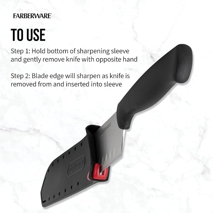 Farberware Edgekeeper 5-Inch Santoku Knife - Image 5