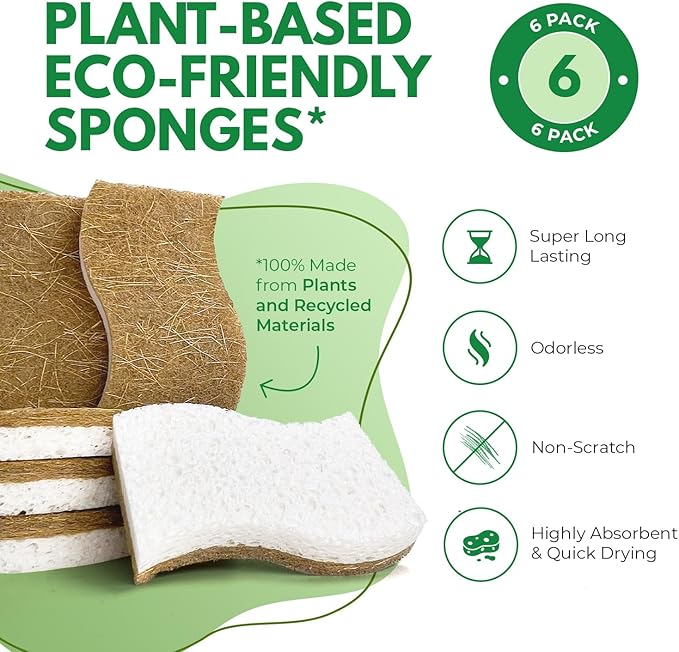 AIRNEX Natural Kitchen Sponges - Image 3