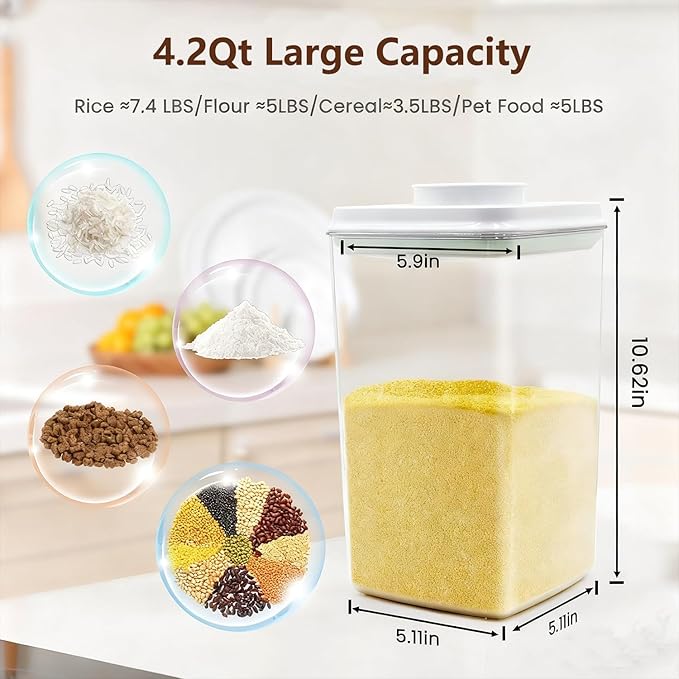 Melovom Pop Airtight Food Storage Containers Set - Image 3