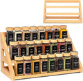 Spice Rack, Spice Organizer -3 Tier Bamboo Spice Racks, Solution by MNADSFKJ