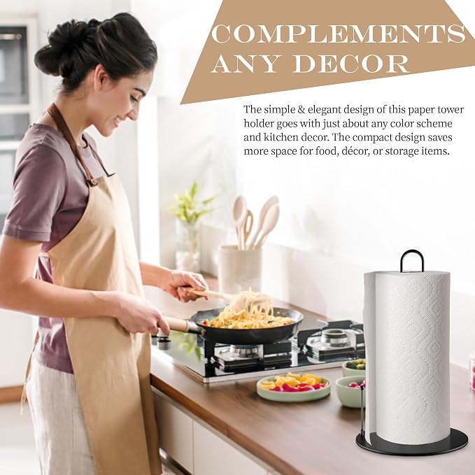 20Pack Paper Towel Holder, Bulk Black Paper Towel Holder Stand Countertop - Image 5