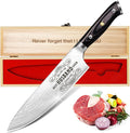 Funistree Gifts for Men Him Husband, 8 inch Professional German 1.4116 Chef by Funistree