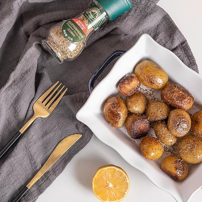 Sweejar Casserole Dishes for Oven, Ceramic Bakeware Set of 3, Rectangular - Image 6