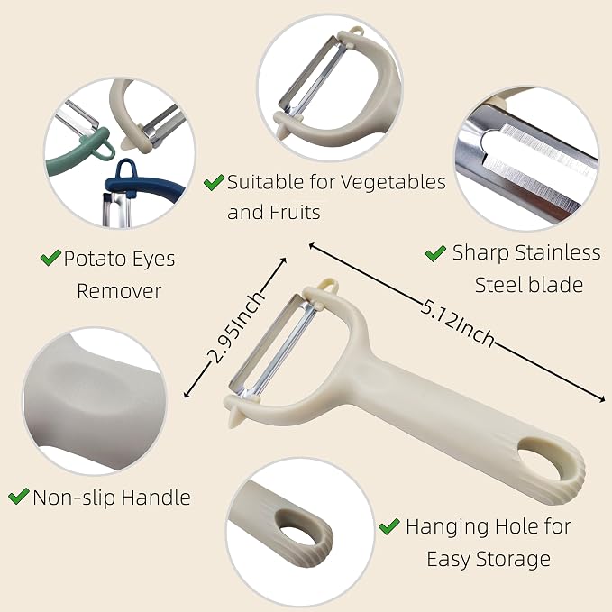 Trez Treamer 6-Pack Vegetable Peelers - Image 3
