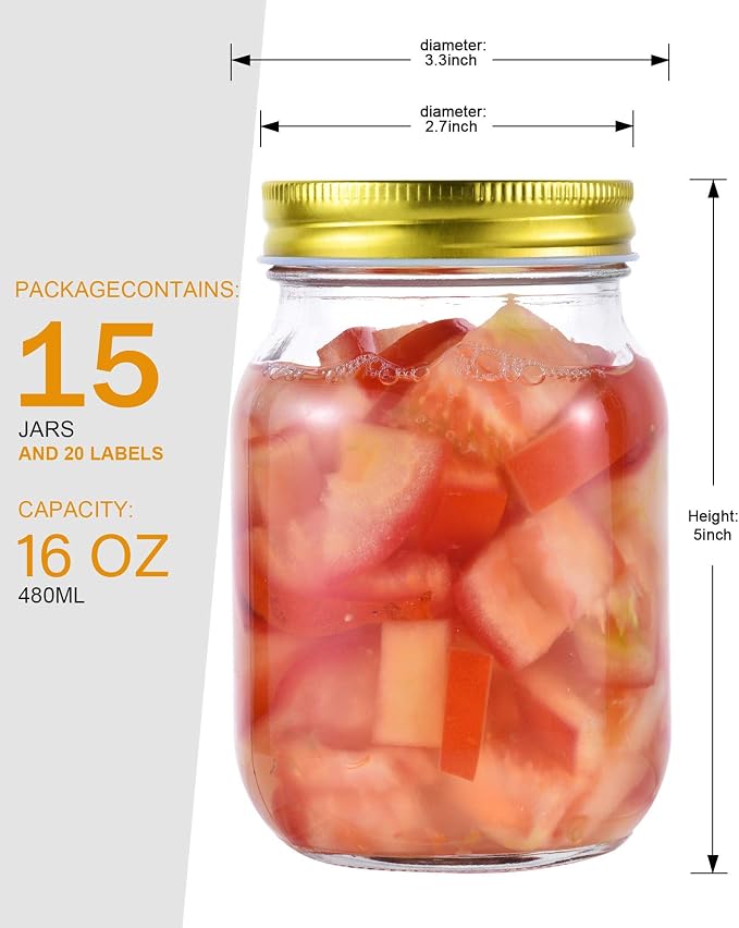 Rainforce 16 oz Mason Jars - Image 4