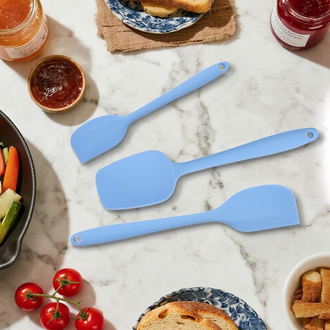 Silicone Spatulas Heat Resistant Food Grade Rubber Spatula, Handle - Image 6