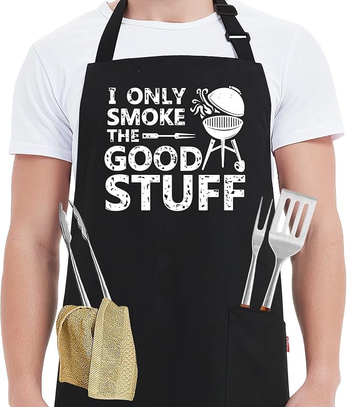 Kaidouma Funny Grill Aprons for Men by Kaidouma