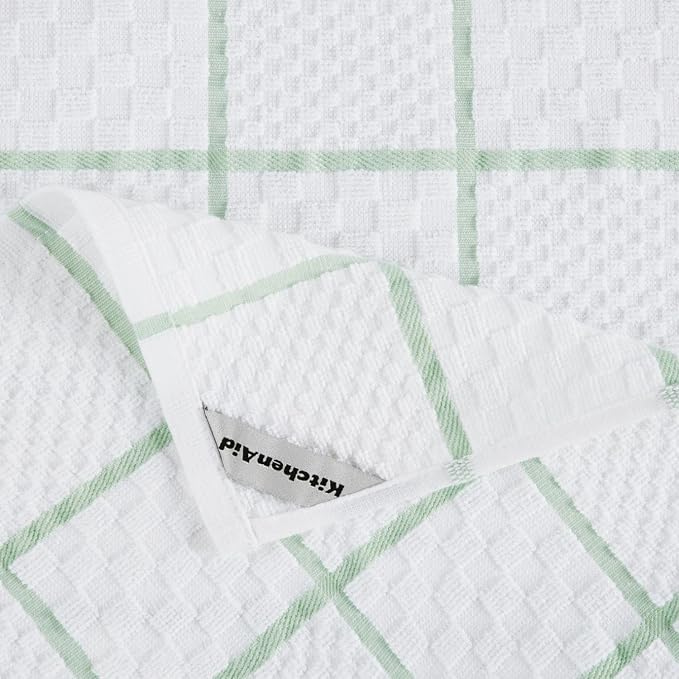KITCHENAID Quilted Cotton Terry Cloth Oven Mitt, Pot Holder, Kitchen Towel - Image 9