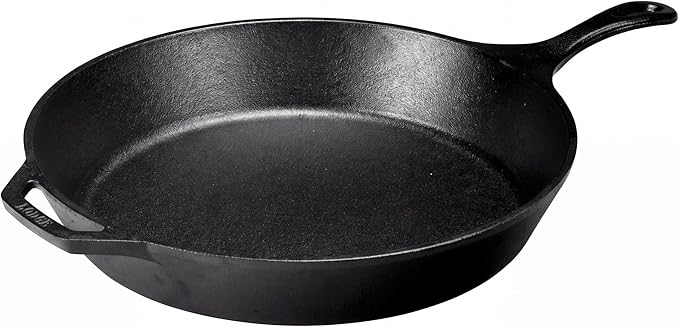 Lodge Seasoned Cast Iron Skillet 15 Inches - Image 3