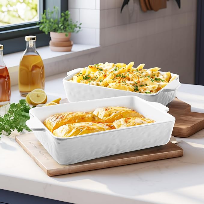 Casserole Dishes for Oven, Ceramic Baking Dishes, Lasagna Pan - Image 9
