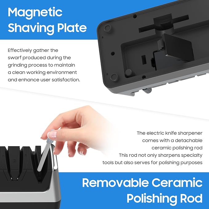 5-in-1 Electric Knife Sharpener - Image 5