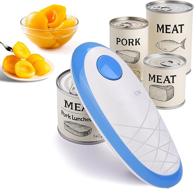 CIRCLE JOY Electric Can Opener, One-Touch Automatic Can Opening by CIRCLEJOY