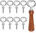 Metal Bottle Opener Kit 8 Pcs Stainless Blank Bottle Openers Inserts Hardware by Unknown